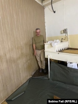 Patronl fabricii de tahini, Duhok, TIrak, septembrie 2021.