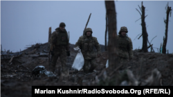 Бійці ЗСУ на позиціях в с. Роботине, Запорізька область, грудень 2023 року