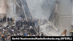 Росія вдарила по дитячій лікарні «Охматдит»: наслідки масованої атаки РФ на столицю (фотогалерея)