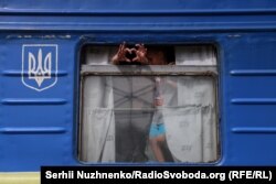 Эвакуационный поезд из Покровска, 2024 год