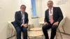 ԱԽ քարտուղար Արմեն Գրիգորյանը Դավոսում երկկողմ հանդիպում է ունեցել ԱՄՆ պետքարտուղարի Եվրոպայի և Եվրասիայի հարցերով օգնական Ջեյմս Օ'Բրայենի հետ, 14-ը հունվարի, 2024թ.