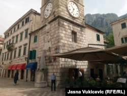 Ljubomir Homen i sat kula u Kotoru, 16.april 2024.