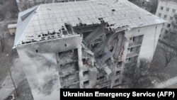 Последствия обстрела Покровска, 21 февраля 2024 года