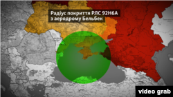 На карті можна побачити дальність, яку покривала ця станція