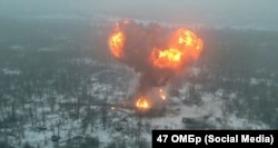 Знищення російської техніки на авдіївському флангу в січні 2024-го