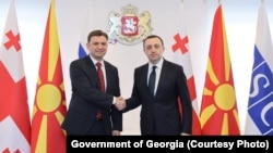 Վրաստանի վարչապետ Իրակլի Ղարիբաշվիլին ընդունում է ԵԱՀԿ գործող նախագահ Բույար Օսմանիին, Թբիլիսի, !2-ը ապրիլի, 2023թ.