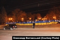 Майдан в Луганську, березень 2014.