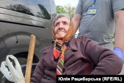 Вивезення літньої жінки з Донбасу командою «Схід SOS» у квітні 2024 року