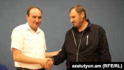 Аристакес Чалоян и Завен Манукян, община Ахурян, 16 июня 2023 г.