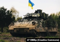 Американська бойова машини піхоти Bradley M2A2 ODS 47-ї бригади ЗСУ, Запорізька область