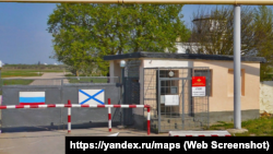 КПП аеродрома «Саки», Новофедорівка, архівне фото, 2019 рік