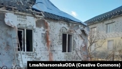 Наслідки ударів сил РФ по Білозерці на Херсонщині, фото архівне