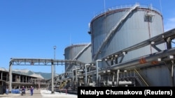 Нафтовий термінал у Новоросійську, фото 2018 року