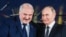  Александр Лукашенко и Владимир Путин (слева направо) 
