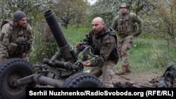 Робота мінометів на фронті. Бахмутський напрямок, 31 травня 2023 року