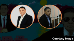 Райымбек Матраимов жана Камчы Көлбаев. Коллаж.