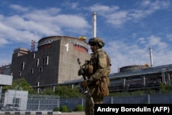 Російський військовий на ЗАЕС, травень 2022 року