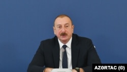 Ադրբեջանի նախագահ Իլհամ Ալիևը միջազգային համաժողովում, Շուշի, 3 մայիսի, 2023թ.