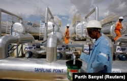 Временное хранилище сырой нефти, поставленной из России, принадлежащее компании Cairn India в индийском штате Раджастхан