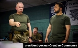 Олександр Сирський і Володимир Зеленський