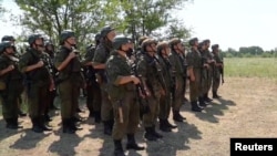 Российские срочники в Курской области