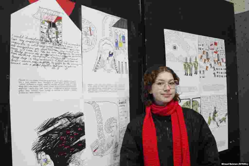 Na otvorenju izložbe su bili i dvoje mladih učenika iz Ukrajine, koji pohađaju međunarodni koledž u Mostaru. "Mislim da je prvi osjećaj definitivno sažaljenje. Osjećam se veoma sjedinjeno sa emocijama predstavljenim, sa sjećanjima predstavljenim na ovoj izložbi. Mnoge od stvari koje sam upravo pročitala, ja se mogu dovesti u vezu s tim i zahvalna sam za činjenicu da ljudi ovdje u BiH mogu vidjeti ta osjećanja šta smo proživjeli&ldquo;, kazala je za RSE Yelyzaveta, učenica Koledža ujedinjenog svijeta u Mostaru, koja dolazi iz ukrajinskog glavnog grada Kijeva.