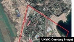 "Акун" пансионатынын дрондон тартылган сүрөтү. УКМКнын сүрөтү. 