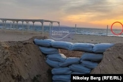 Огневая точка на крымском побережье