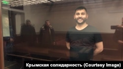 Кримськотатарський активіст Марлен Мустафаєв на засіданні російського суду. Ростов-на-Дону, 30 листопада 2022 року