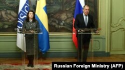 Ռուսաստանի ԱԳ նախարար Սերգեյ Լավրով և ԵԱՀԿ գործող նախագահ Անն Լինդե, արխիվ