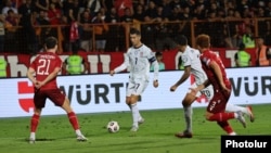 Դրվագ ֆուտբոլի աշխարհի առաջնության ընտրական մրցաշարի Հայաստան - Պորտուգալիա հանդիպումից, Երևան, 6-ը սեպտեմբերի, 2025թ.