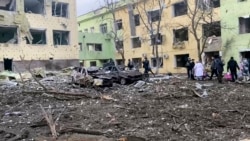 Spitalul din Mariupol după atac (imagini publicate de Consiliul municipal)