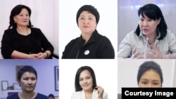 Кемпир-Абад иши боюнча кармалып, тергөө абагында камалып турган айымдар: Гүлнара Журабаева, Клара Сооронкулова, Асия Сасыкбаева, Рита Карасартова, Перизат Суранова жана Орозайым Нарматова. 
