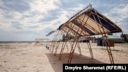 Безлюдні пляжі Генічеська під час російської окупації, 2022 рік