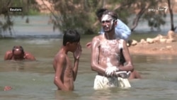 سېلاب ځپلي رڼو اوبو ته لاس رسی نه لري
