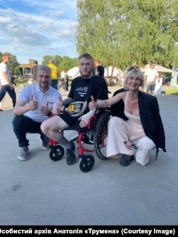 Боец с позывным "Трумэн" в центре реабилитации Superhumans