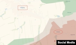 Гуляйполе на карте, ситуация на передовой по версии проекта DeepState по состоянию на 14 ноября 2025 года