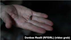 Пуля, которая застряла в каске бойца с позывным «Гром»