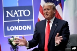 Президент США Дональд Трамп на саміті НАТО в Лондоні в 2019 році