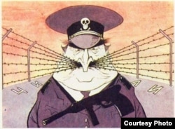 Советская карикатура на Пиночета, 1974 год