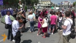 Протест против нападот врз Саше Ивановски