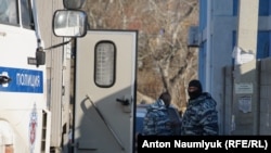 Российские силовики в Судаке, иллюстрационное фото, 27 января 2018 года