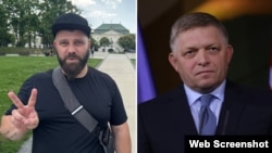 Фотоколлаж: Мамука Мамулашвили и Роберт Фицо