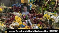 Могила українського політика, громадського діяча Андрія Парубія у Львові на Личаківському цвинтарі. Політика застрелили 30 серпня 2025 року на вулиці Єфремовау Львові