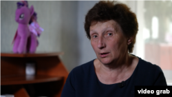 Пенсіонерка Людмила Трубей, яка виїхала з окупованого російськими військами Лівобережжя Херсонщини