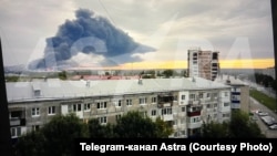 Пажар на Куйбышаўскім НПЗ у Самары, 28 жніўня 2025 году