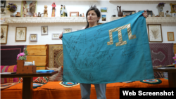 Леране с крымскотатарским флагом. Львов, май 2025