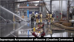 Астраханера газ, мехкадаьтта а доккхучу заводана дронашца тохарш динчул тIаьхьа йаьлла цIе йайъар