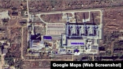 Сакська ТЕЦ. Скриншот супутникової карти Google