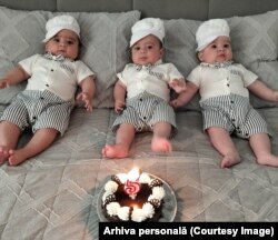 Tripleții Naumov: Marcu, Matei și Miron